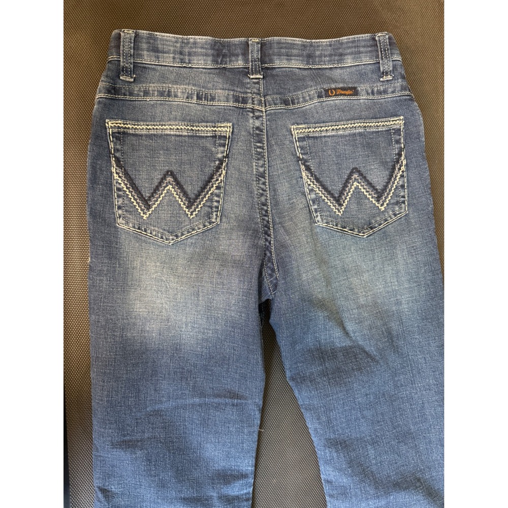 Wrangler Willow Ultimate Riding Jeans Western Bootcut Ultra Low Rise 11x34 - Picture 4 of 6